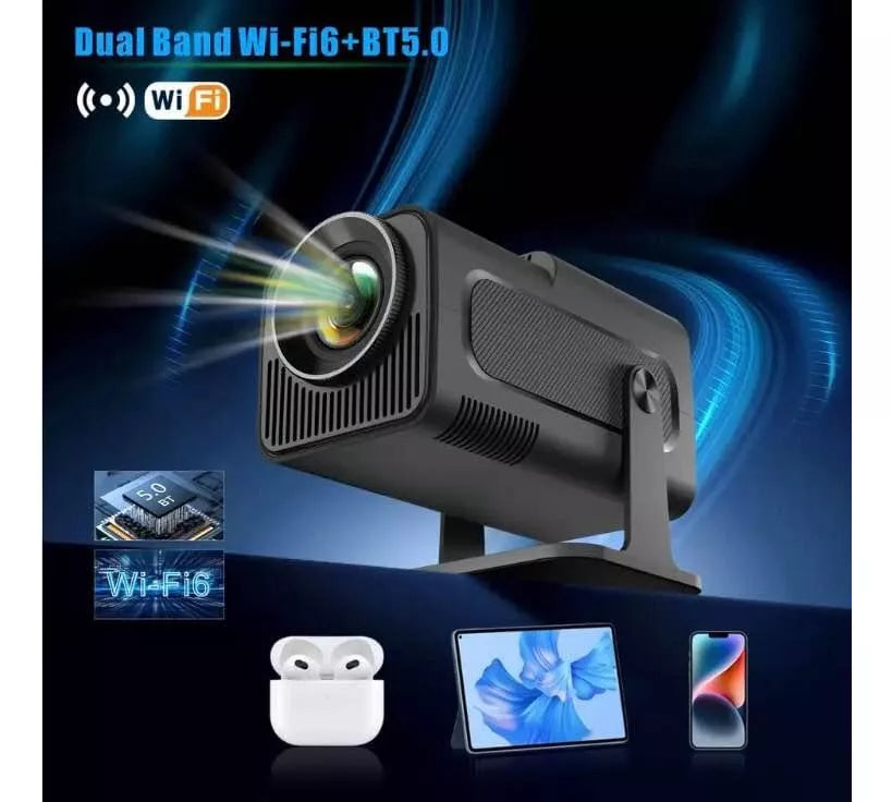 PROYECTOR MULTIMEDIA SMART ULTRA HD 4K - HY320 MINI-VERSION 2025-MODELO ACTUALIZADO