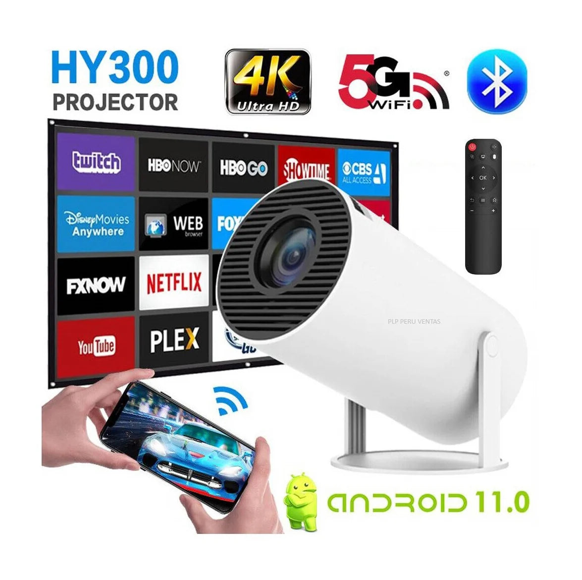 PROYECTOR SMART ULTRA HD 4K - HY300