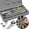 ARRANCADOR DE BATERIA DE AUTO 4 EN 1 (ARRANCADOR-INFLADOR-CARGADOR-LINTERNA) MÁS SET DE HERRAMIENTAS 40 PIEZAS