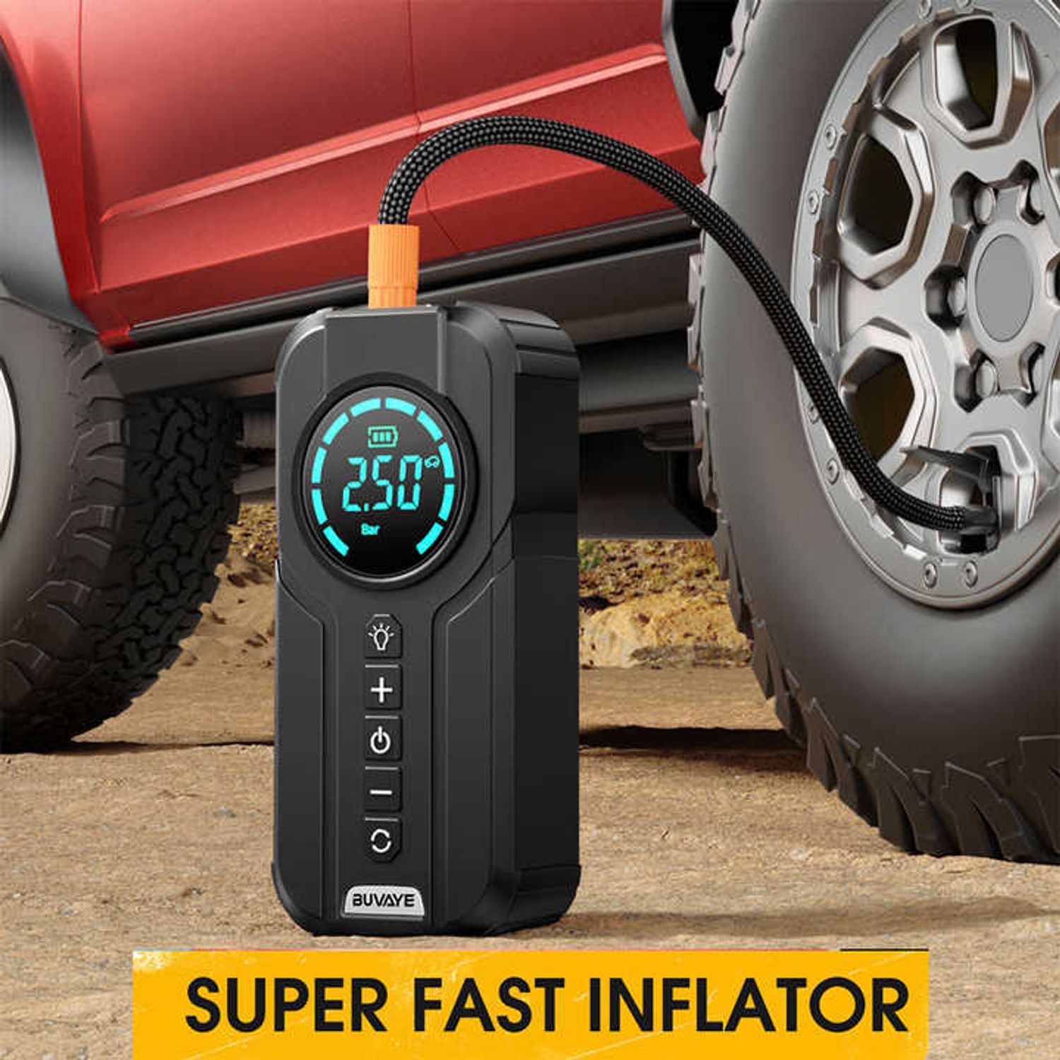 ARRANCADOR DE BATERIA DE AUTO 4 EN 1 (ARRANCADOR-INFLADOR-CARGADOR-LINTERNA) MÁS SET DE HERRAMIENTAS 40 PIEZAS
